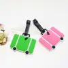 Cartoon PVC soft rubber luggage tags and travel boarding passes Specification image